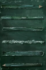 Poster - Various tools hanging on a green wall, suitable for DIY projects