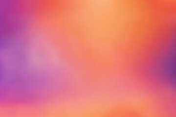 Wall Mural - Abstract gradient smooth Blurred Watercolor Orange And Purple background image
