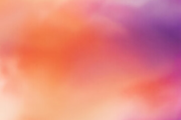 Wall Mural - Abstract gradient smooth Blurred Watercolor Orange And Purple background image