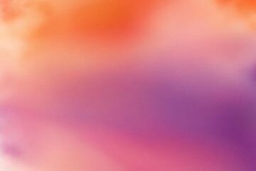 Wall Mural - Abstract gradient smooth Blurred Watercolor Orange And Purple background image