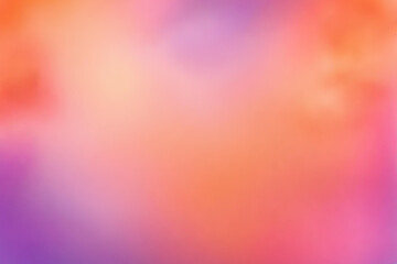 Wall Mural - Abstract gradient smooth Blurred Watercolor Orange And Purple background image
