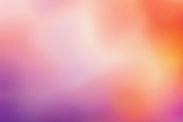 Wall Mural - Abstract gradient smooth Blurred Watercolor Orange And Purple background image