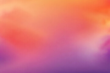 Wall Mural - Abstract gradient smooth Blurred Watercolor Orange And Purple background image