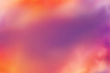 Wall Mural - Abstract gradient smooth Blurred Watercolor Orange And Purple background image