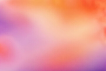 Wall Mural - Abstract gradient smooth Blurred Watercolor Orange And Purple background image