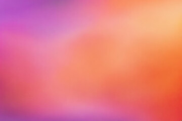 Wall Mural - Abstract gradient smooth Blurred Watercolor Orange And Purple background image