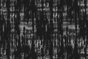 Poster - Moody black and white photo of a forest, perfect for nature themes