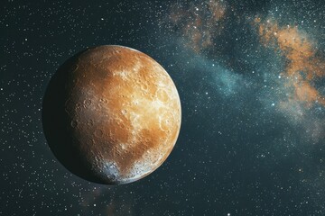 Poster - A stunning image of a planet shining in the sky, perfect for astronomy enthusiasts