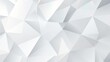 © Drew - An artistic blend of 3D white triangles creating a serene, abstract, geometric texture signifying cleanliness and calm