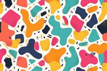 Aufkleber - Vibrant abstract pattern suitable for various design projects