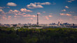 Berlin Sunset over the City - Skyline - Cloud - Background - Funkturm - Fernsehturm - Concept - City - Hauptstadt - Germany - Europa - Travel 
