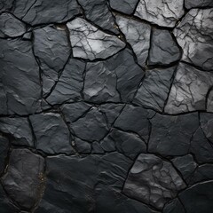 Sticker - b'Black slate texture background'