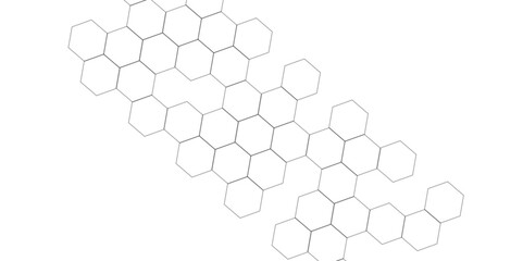 Wall Mural - Abstract white background with hexagon and hexagonal background. Luxury white pattern with hexagons. abstract 3d hexagonal background with shadow. 3D futuristic abstract honeycomb mosaic background.