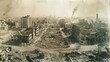 Ruins of Shanghai after the Japanese invasion in 1937