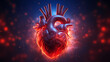 3D rendering heart