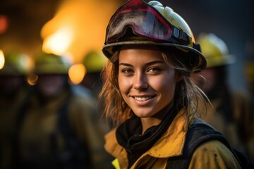 Sticker - a woman wearing a helmet and goggles