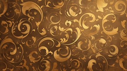 Poster - a beautifully crafted abstract pattern with intricate painted ornate textures seamlessly flowing acr