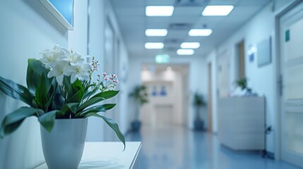 Close-up of a sign in a doctor's office providing tips on how to maintain healthy mucosal flora, with a focus on the text