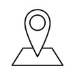 Location pin icon. Map pin place marker. Location icon.