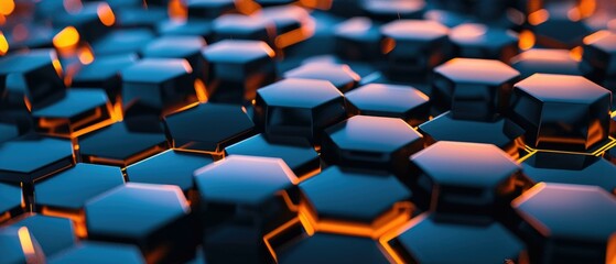 Poster - A close up of a black and orange background. Generative AI.