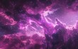 Fantasy Purple Galaxy: Stars, Nebula
