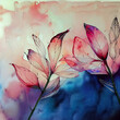 watercolor floral background. design for wedding invitations, wallpapers, postcards.