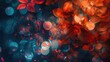 Digitally generated abstract background image, perfectly usable for a wide range of topics like nightlife, autumn or Christmas.