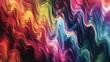 Vibrant waves of liquid color flow