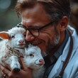 Veterinarians carry out medical examinations, check animal health with great compassion, provide treatment, animal vaccinations, cleanliness, animal organs, and rescue.