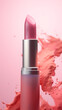 beautiful pink lipstick