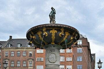 Poster - Caritas Fountain - Copenhagen, Denmark