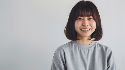 Sticker - 若い日本人女性のポートレート