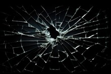 Cracked Screen Effect Backgrounds Spider Black.