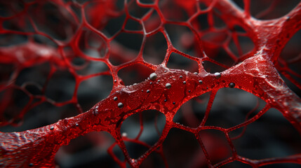 Canvas Print -  close up of a red cell