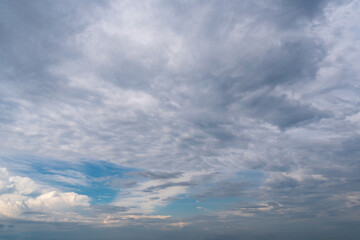 Wall Mural - many clouds in the sky with bruises