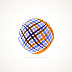Poster - Abstract circle logo - minimalist emblem, timeless and universal shape of circle. Unique logo represent range of brands and concepts, encapsulating simplicity and creativity in single, iconic image