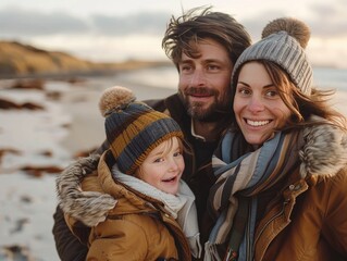 Poster - Happy Family Travel Group Photo