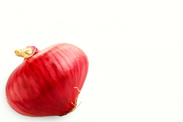 Wall Mural -  organic Red onion in white background