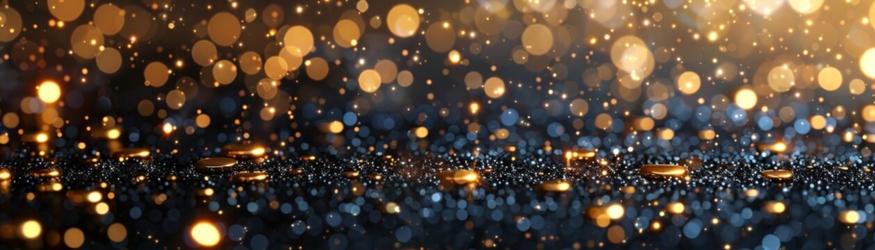 Wishing you a joyous start to the new year with the golden number 2023 on a sparkling black card