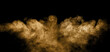 texture wind smoke powder in the desert, glitter gold dust sand isolated black background, storm particles of dirt flying, fine sand cloud abstract, effect blow brown dust wave