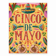 © Muhammad - Cinco de mayo vintage poster , Cinco de mayo poster , Mexican party poster ,  Cinco de mayo retro style poster