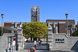 Fototapeta Na sufit - 4月の京都大学 吉田キャンパス正門