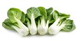 Bok choy on a white background ai generated 