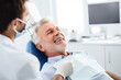 Geriatric Dentistry: Image of an elderly patient receiving specialized dental care tailored to age-related dental issues like dry mouth or tooth loss.