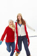 © peopleimages.com - Winter, happy and lesbian couple outdoor in snow on romantic vacation, adventure or holiday. Love, smile and queer women in relationship for fun and bonding in cold weather on weekend trip in Iceland