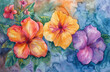 april showers bring may flowers watercolor