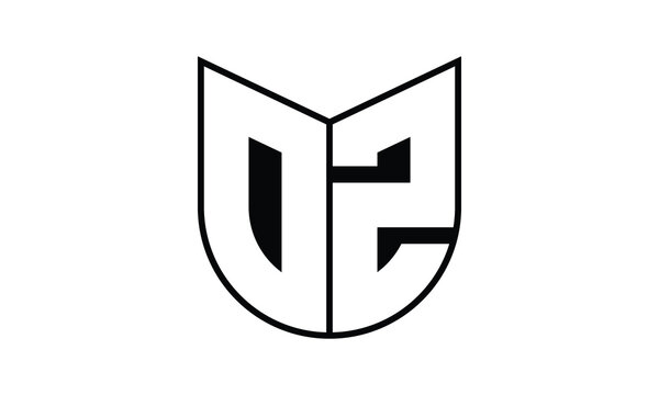 OZ initial letter bat icon gaming logo design vector template. batman logo, sports logo, monogram, polygon, war game, symbol, playing logo, abstract, fighting, typography, icon, minimal, wings, battle