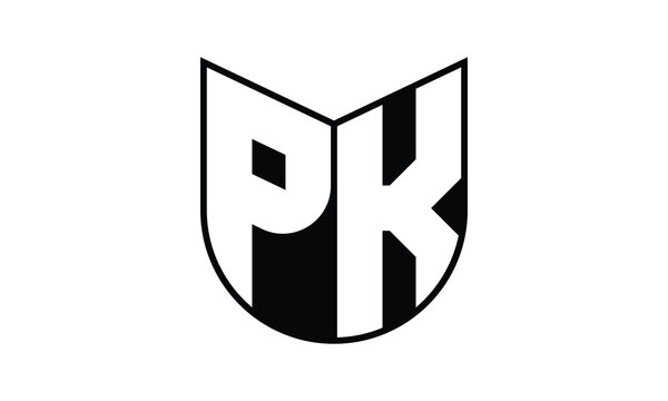 PK initial letter bat icon gaming logo design vector template. batman logo, sports logo, monogram, polygon, war game, symbol, playing logo, abstract, fighting, typography, icon, minimal, wings, battle