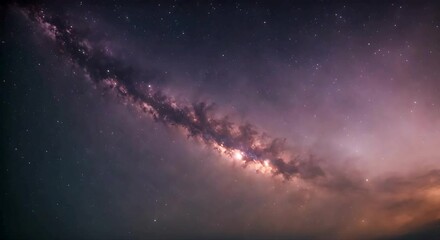 Wall Mural - Enchanting Celestial Display: Galaxy Sky Phenomenon