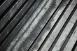 Old wooden bench seat close-up texture